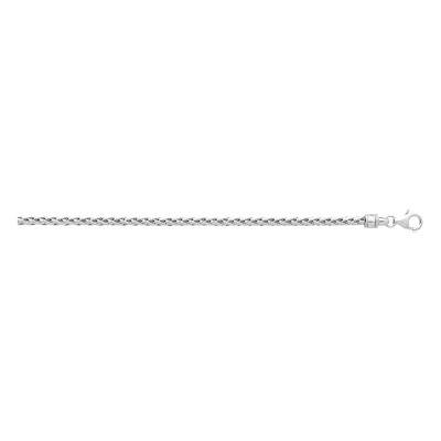 925 Silver Straight Palm Chain Bracelet, Length 18 cm to 20 cm - Emanessence