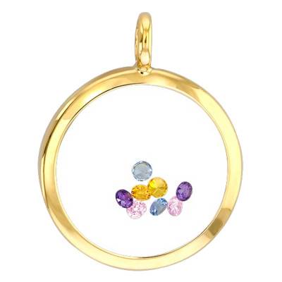 Pendentif Or Jaune 375 Dancing Stars Colors - Vandona