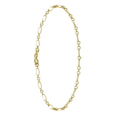 375/1000 Yellow Gold Figabelcher Small Bracelet, 19 cm - Emanessence