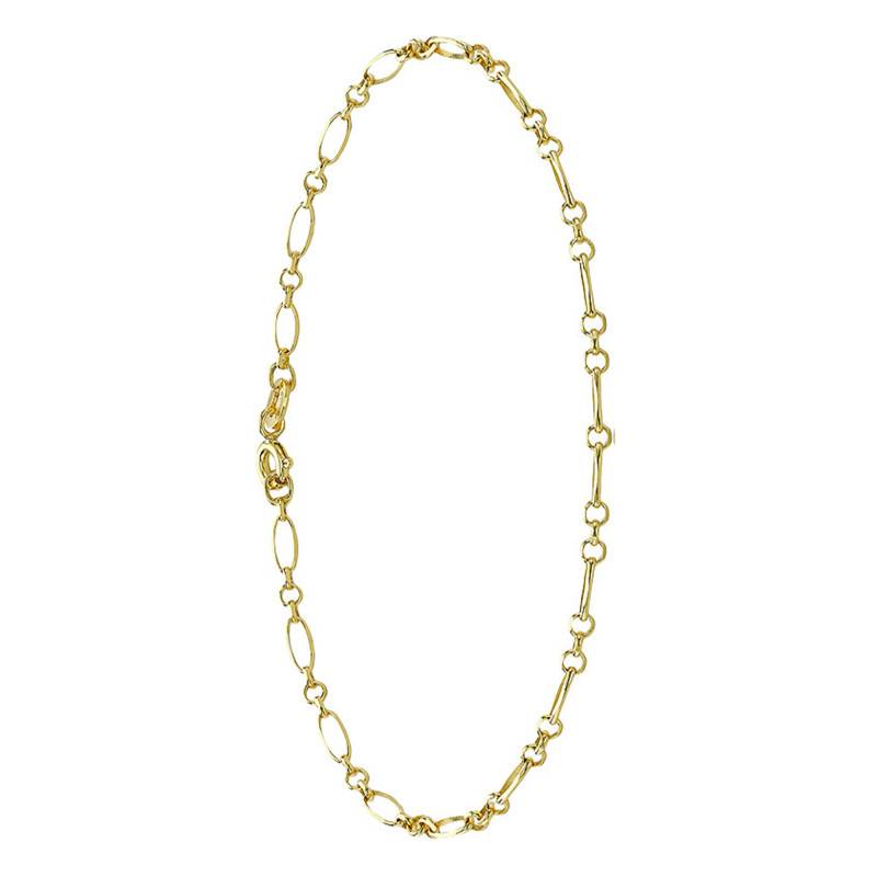 375/1000 Yellow Gold Figabelcher Small Bracelet, 19 cm - Emanessence