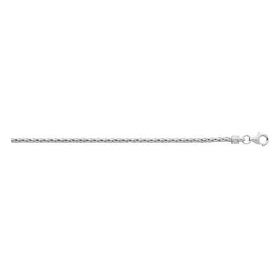 Bracelet Maille Palmier Argent 925, Longueur 18 cm - Emanessence