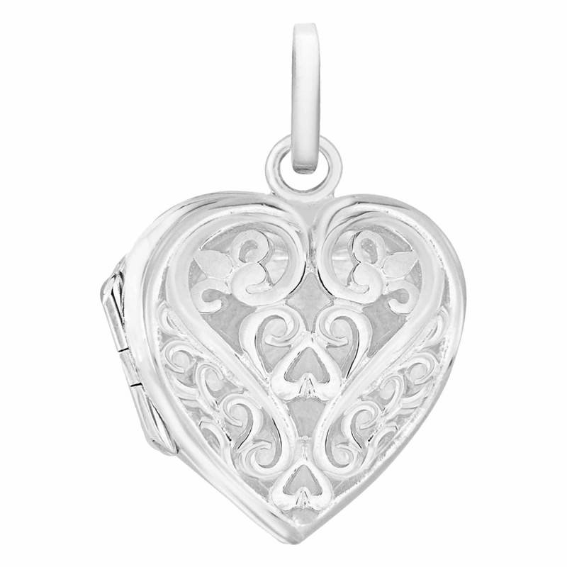 Pendentif Porte Photo Coeur Filigrane Argent 925 Artemis Ocarat
