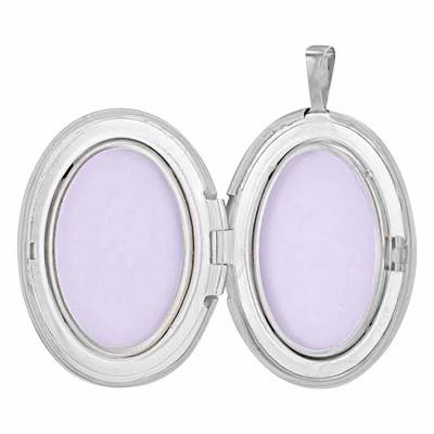 Pendentif Porte Photo Ovale Abeille en Argent 925 & Plaqué Or Jaune - Artemis