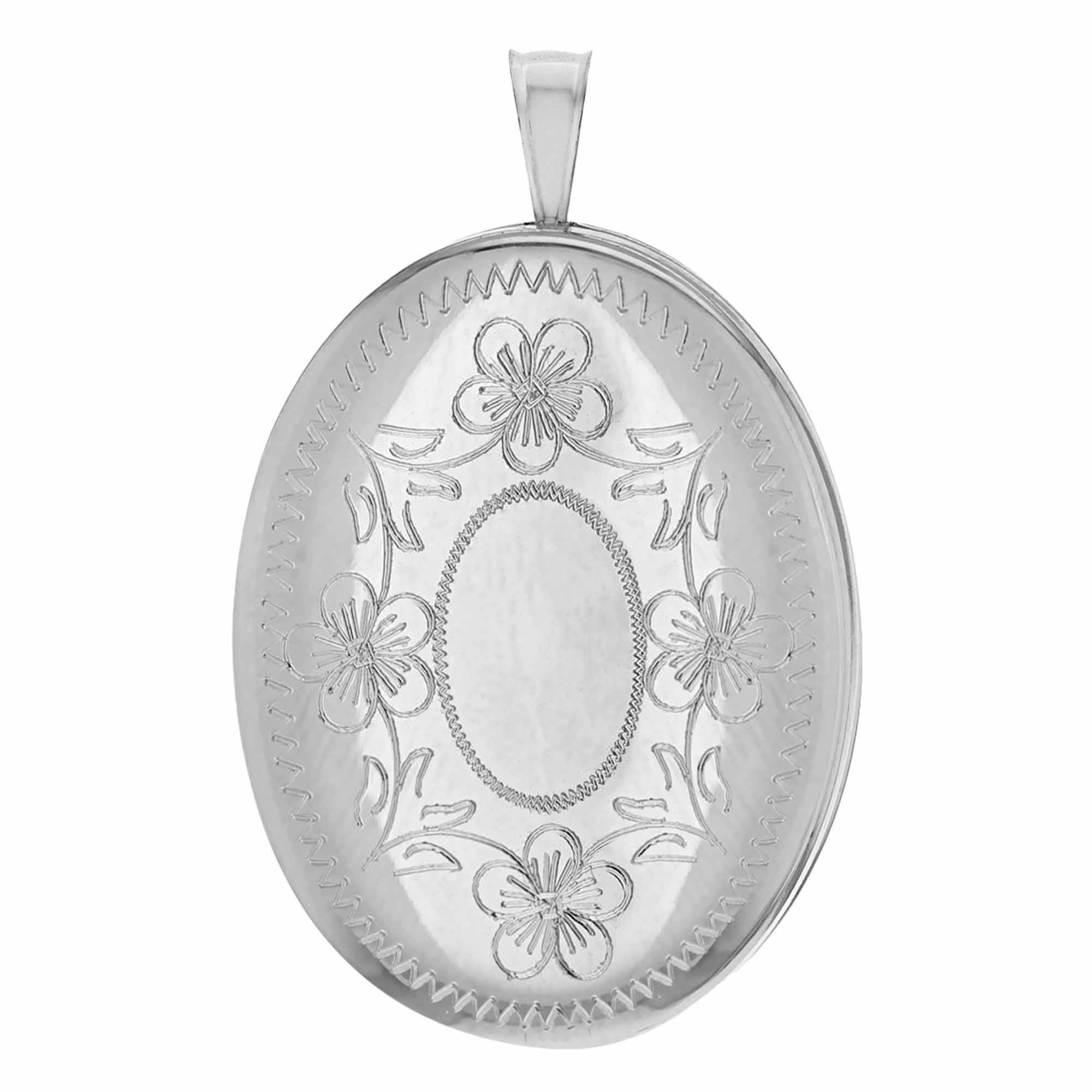 Pendentif Gémeaux Ovale 18mm Argent 925 Rhodié - Bijou Filigrane Unisexe - Neuf Avec étiquettes