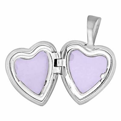 Pendentif Porte Photo Coeur Arbre en Argent 925 - Artemis