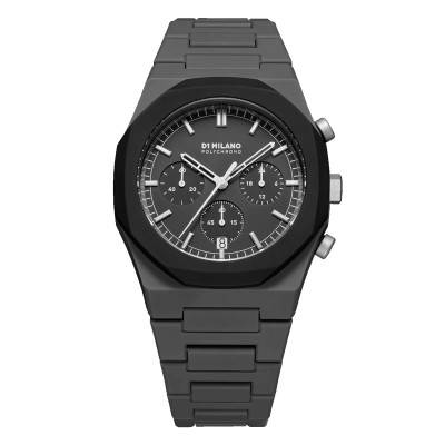 Polychrono Black Blast 40.5mm PHBJ04 Watch - D1 Milano
