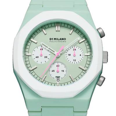 D1 Milano Polychrono 40.5mm Green Blast Watch PHBJ02 - D1 Milano