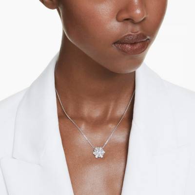Collier Idyllia Métal Rhodié & Cristaux Blancs, Longueur 38 à 45 cm - 5691484 - Swarovski