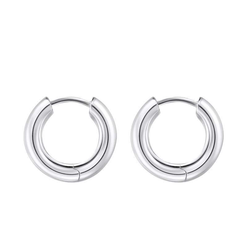 925 Silver Hoop Earrings, 16 mm Diameter - CR741-001-21 - Thomas Sabo