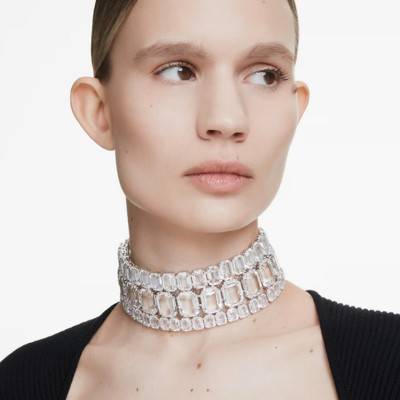 Collier Millenia Métal Rhodié & Cristaux Blancs, Longueur 30 à 38 cm - 5696290 - Swarovski