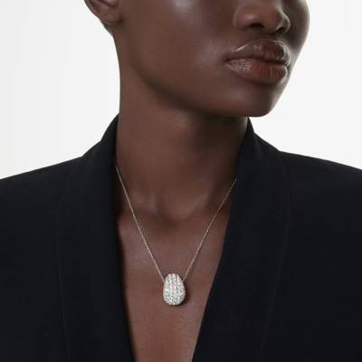 Collier Sublima Métal Rhodié & Cristaux Blancs, Longueur 38 à 45 cm - 5697190 - Swarovski