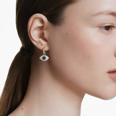 Boucles d'oreilles Symbolica Métal Doré & Cristaux Colorés - 5692163 - Swarovski