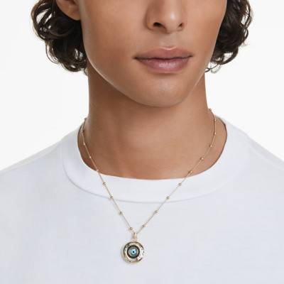 Gold-Tone Metal & Colored Crystals Symbolica Necklace, Length 45 cm to 52 cm - 5692166 - Swarovski
