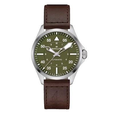 Khaki Aviation Pilot 39mm Watch H76305560 - Hamilton