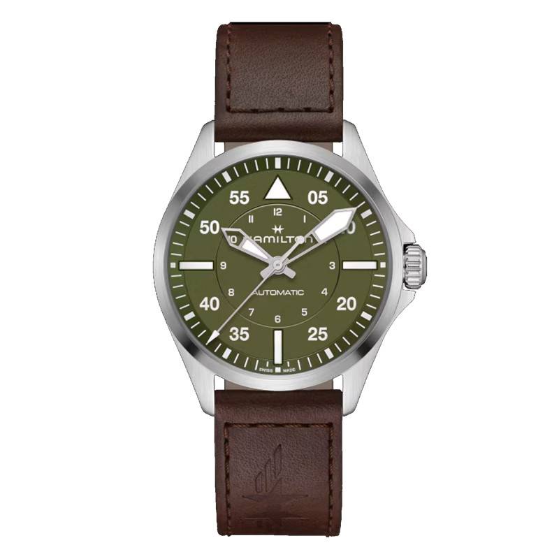 Khaki Aviation Pilot 39mm Watch H76305560 - Hamilton