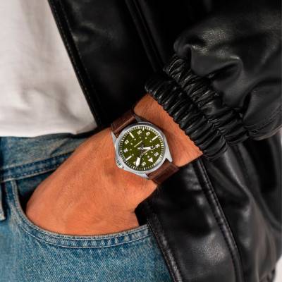 Khaki Aviation Pilot 39mm Watch H76305560 - Hamilton
