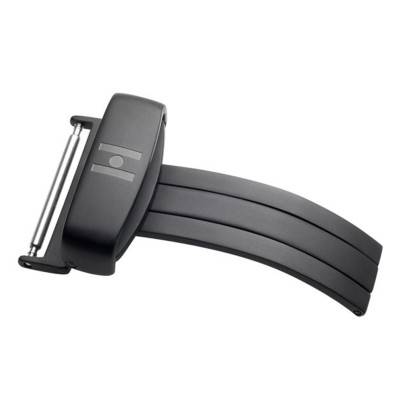Simple Gold, Silver or Black Deployment Clasp, Width 16 mm, 18 mm, 20 mm or 22 mm - Hirsch