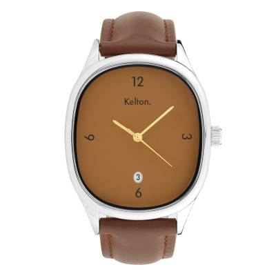Montre Grande Colorama Acier Double Choco 9124932 - Kelton