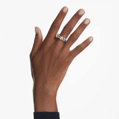 Bague Gema Métal Rhodié & Cristaux Multicolores - 5708939 - Swarovski