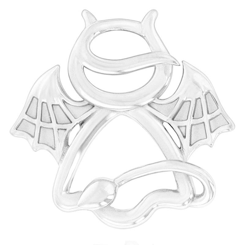 925/1000 Silver Winged Little Devil Pendant - Emanessence