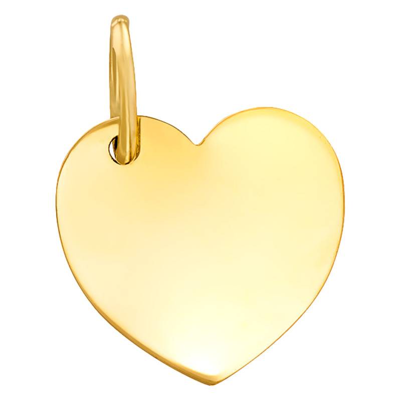 Classic Gold Heart Pendant - Emanessence