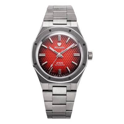 F77 Smoked Red Nivada x Ocarat Limited Edition Watch - Nivada Grenchen