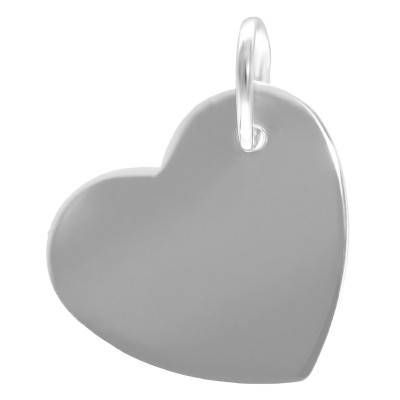 Pendentif Coeur "Je t'aime", Argent 925 - Emanessence