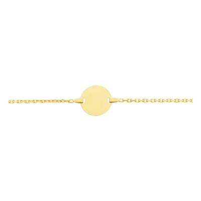 Gourmette Chaîne En Or Jaune 18 Carats - Longueur 15cm, Poids 1.74g, Occasion à Prix Intéressant