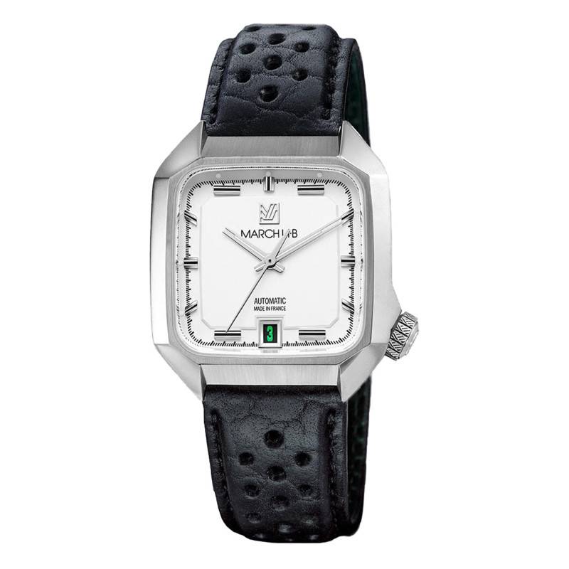 AM2 Slim Automatic White Watch - March LAB