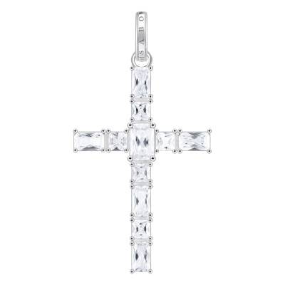 925 Silver & Zirconium Oxide Cross Pendant - PE939-051-14 - Thomas Sabo