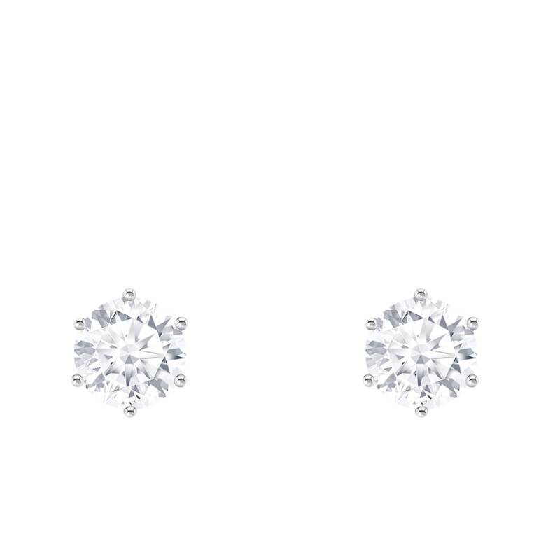 925 Silver & White Zirconium Oxide Stud Earrings, Diameter 6 mm or 7 mm - Thomas Sabo