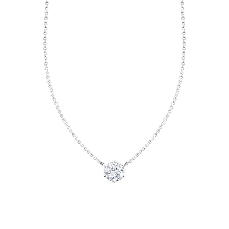 Necklace 925 Silver & White Cubic Zirconia, 40 to 45 cm Length, 1 mm Width - KE2210-051-14 - Thomas Sabo
