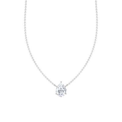 Collier Goutte en Argent 925 & Zircone Blanche, Longueur 40 à 45 cm, Largeur 1,00 mm - KE2213-051-14 - Thomas Sabo