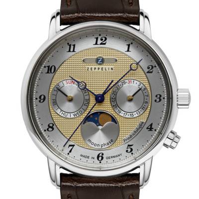 Friedrichshafen Moonphase Watch 8537-5 - Zeppelin