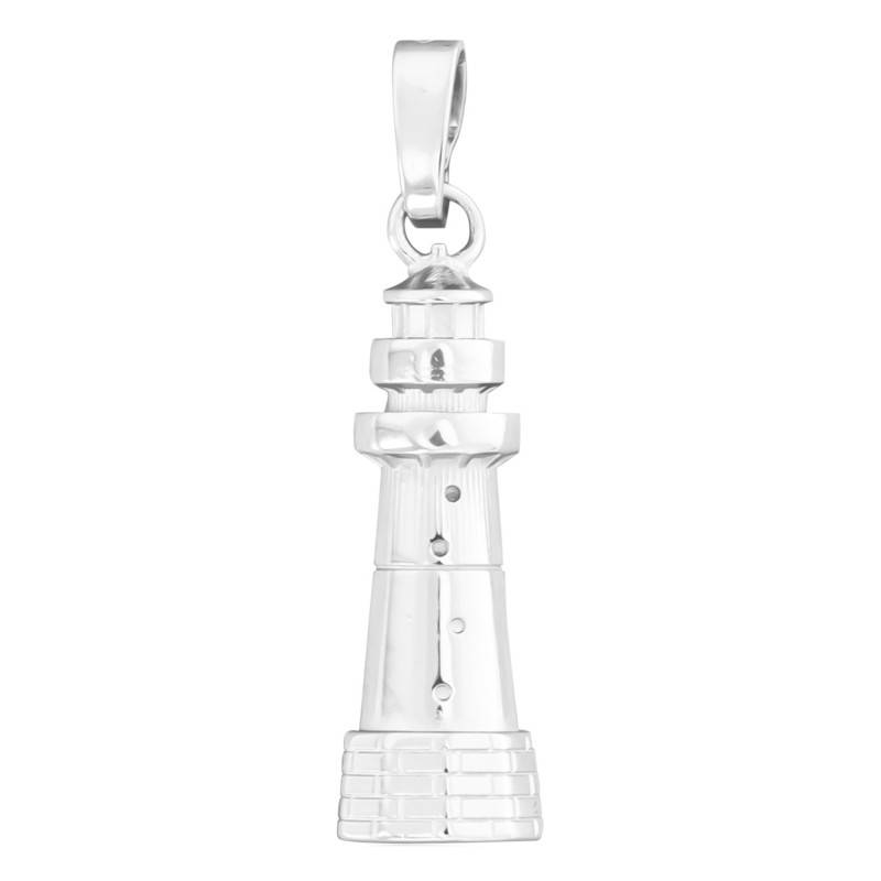 Sterling Silver Lighthouse Pendant 925 - Emanessence