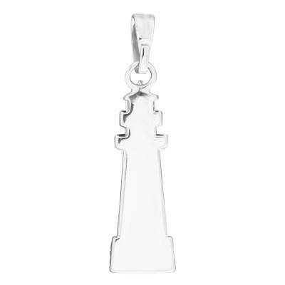 Sterling Silver Lighthouse Pendant 925 - Emanessence