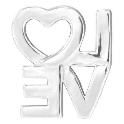 Pendentif Love en Argent - Emanessence