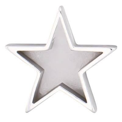 Pendentif Étoile de Noel en Argent - Emanessence