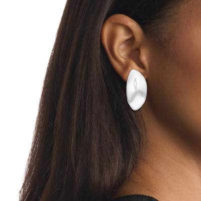 CK Reflect Sculptural Drop Earrings in Steel - 35000620 - Calvin Klein