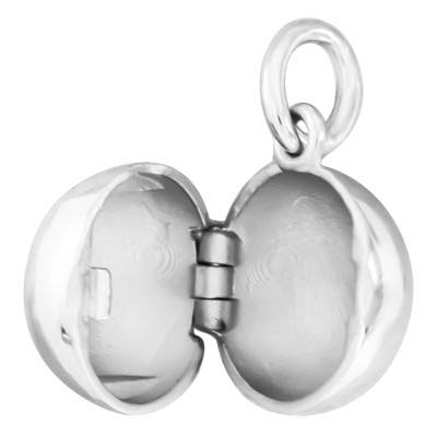 Pendentif Boule en Argent - Emanessence