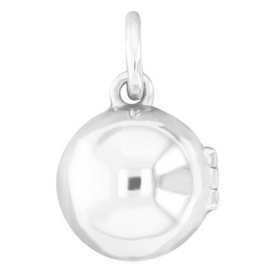 Pendentif Boule en Argent - Emanessence