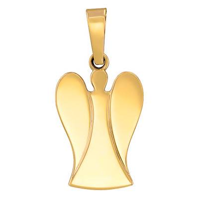 Pendentif Or Jaune 375 ou 750 Ange Classique - Emanessence