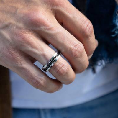 Bague cabestan acier et câble A2381 - Rochet