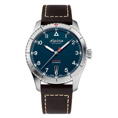 Blue Startimer Pilot AL-525NW4S26 Watch - Alpina