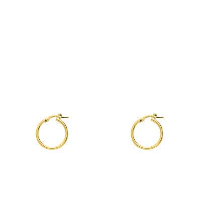 Gold-Plated Hoop Earrings, Diameter 15 mm to 70 mm - Emanessence