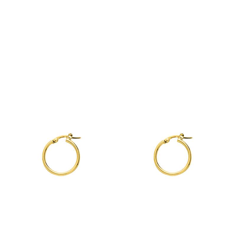 Gold-Plated Hoop Earrings, Diameter 15 mm to 70 mm - Emanessence
