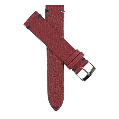 Bracelet de montre Douarnenez Cuir Bordeaux - Avel & Men