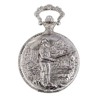 Fishing Scene Quartz Pocket Watch L1750 - Bayard