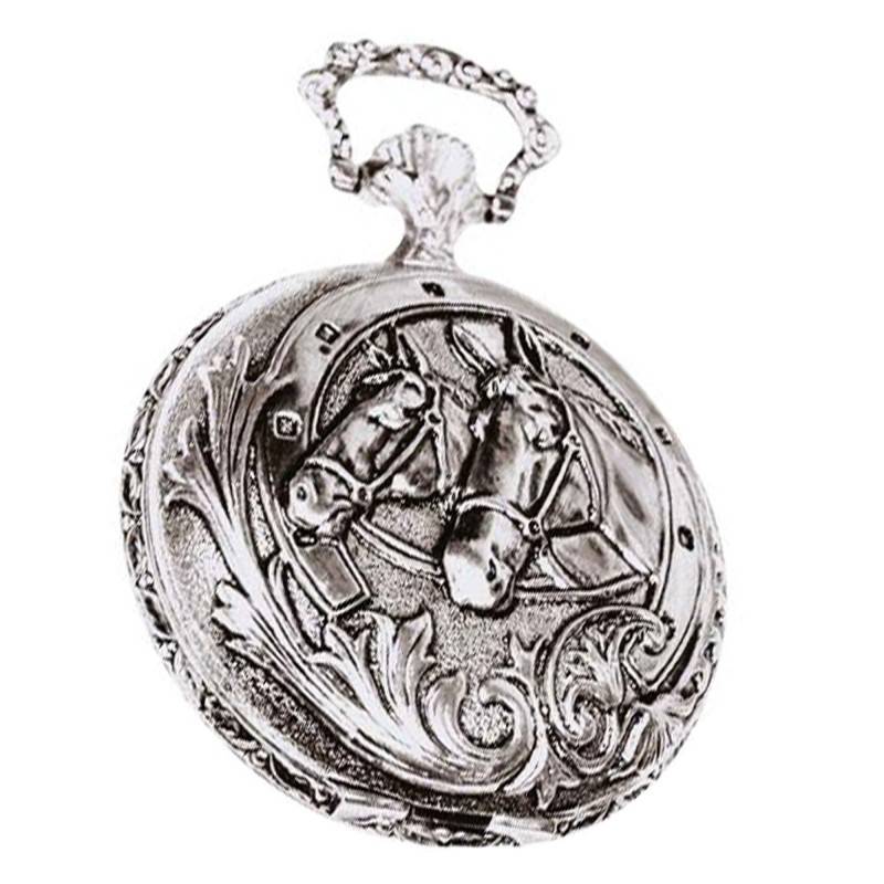 Horse Motif Quartz Pocket Watch L1752 - Bayard