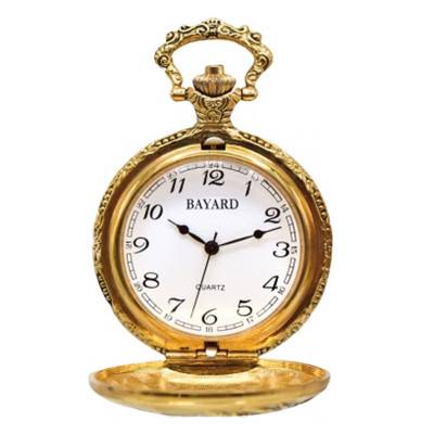 Montre Gousset Quartz Motif Chasse L1755 - Bayard